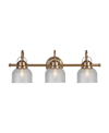 Jonathan Y Virginia 3-light Led Vanity Light In Gold