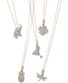 Wrapped Whimsical Diamond Pendant Collection In 10k Gold Created For Macys In Gold
