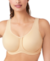 Wacoal Simone Sport Hight Impact Underwire Bra 855170, Up To I Cup In Tan/beige