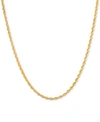 Macy's Sparkle Rope Chain Necklaces 2mm In 14k Gold In Gold