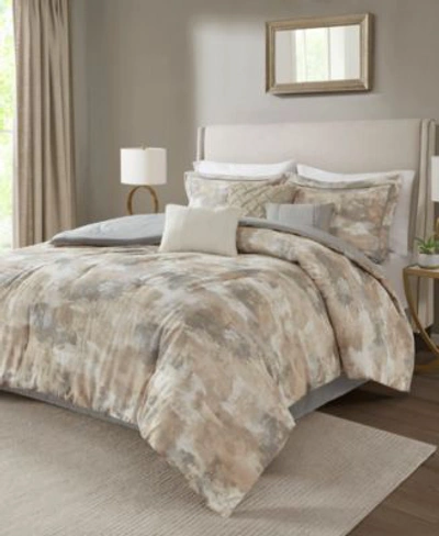 Madison Park Beacon 7 Pc. Comforter Sets Bedding In Gray