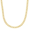 Italian Gold 18 22 Curb Link Chain Necklace Collection 5mm In 14k Gold In Gold