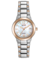 CITIZEN ECO-DRIVE WOMEN'S CHANDLER TWO-TONE STAINLESS STEEL BRACELET WATCH 26MM