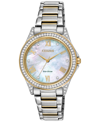 CITIZEN DRIVE FROM CITIZEN ECO-DRIVE WOMEN'S TWO-TONE STAINLESS STEEL BRACELET WATCH 34MM