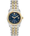 Citizen Corso Womens Two Tone Stainless Steel Bracelet Watch Ew2294-53l