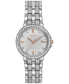 CITIZEN WOMEN'S ECO-DRIVE CRYSTAL ACCENT STAINLESS STEEL BRACELET WATCH 28MM EW2340-58A