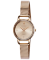 Citizen Women's Quartz Rose Gold-tone Stainless Steel Mesh Bracelet Watch 26mm Women's Shoes In Gold