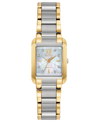 Citizen Eco-drive Women's Bianca Diamond-accent Two-tone Stainless Steel Bracelet Watch 22mm In White