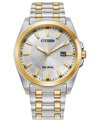 CITIZEN ECO-DRIVE MEN'S CORSO TWO-TONE STAINLESS STEEL BRACELET WATCH 41MM