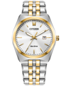 Citizen Corso Mens Two Tone Stainless Steel Bracelet Watch Bm7334-58b
