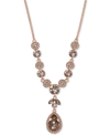 GIVENCHY MULTI-CRYSTAL Y-NECK NECKLACE