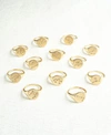 Wrapped Diamond Zodiac Constellation Ring Collection In 10k Yellow Gold Created For Macys In Gold