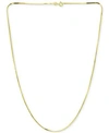 Giani Bernini Square Snake Link Chain Necklace Collection In 18k Gold Plated Sterling Silver Created For Macys In Gold