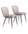 ZUO MANCHESTER DINING CHAIR, SET OF 2