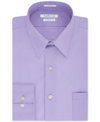 Van Heusen Men's Big & Tall Classic/regular Fit Wrinkle Free Poplin Solid Dress Shirt In Purple