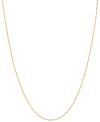 GIANI BERNINI 20" SQUARE BEAD FANCY LINK CHAIN NECKLACE (1.25MM) IN 18K GOLD-PLATED STERLING SILVER, CREATED FOR M