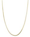 Giani Bernini Snake Chain Necklaces In 18k Gold Plated Sterling Silver Created For Macys In Gold