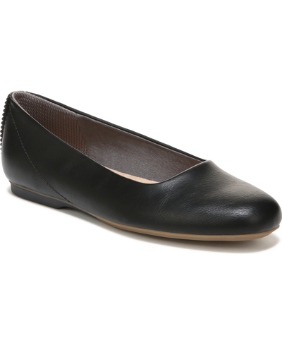 Dr. Scholl's Women's Wexley Flats Women's Shoes In Black Faux Leather