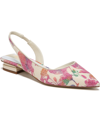 Franco Sarto Tyra Pointed Toe Slingback Flat In Multi