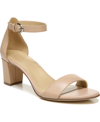 Naturalizer Vera Ankle Strap Sandals True Colors Women's Shoes In Tan/beige