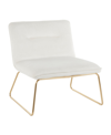 Lumisource Casper Accent Chair In White