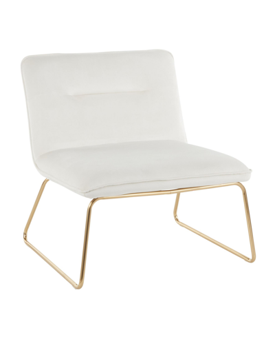 Lumisource Casper Accent Chair In Cream