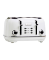 Haden Heritage 4-slice, Wide Slot Toaster With Removable Crumb Tray, Browning Control, Cancel, Bagel And D In White