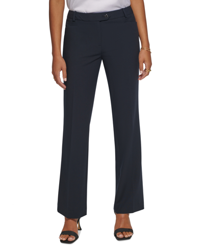 Calvin Klein Modern Fit Trousers In Blue
