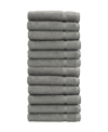 Linum Home Denzi Washcloths In Gray