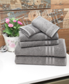 Linum Home Denzi 6-pc. Towel Set Bedding In Gray