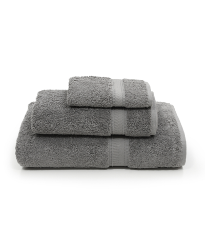 Linum Home Sinemis 3-pc. Towel Set Bedding In Dark Grey