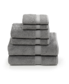 Linum Home Sinemis Terry 6-pc. Towel Set Bedding In Gray
