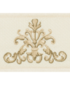 Linum Home Turkish Cotton Scarlet Embellished Hand Towel Bedding In Tan/beige