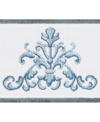 Linum Home Turkish Cotton Scarlet Embellished Hand Towel Bedding In Blue