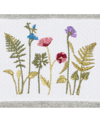 Linum Home Turkish Cotton Serenity Embellished Hand Towel Bedding In Gray