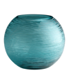 Cyan Design Libra Vase Aqua Collection In Blue