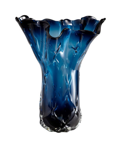Cyan Design Bristol Vase In Sapphire
