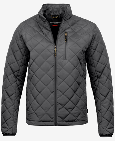 Hawke & Co. Men's Diamond Quilted Heritage Jacket, Created For Macy's In Carbon