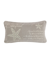 Levtex Kailua Starfish Script Decorative Pillow, 12" X 14" In Tan/beige