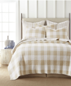 Levtex Camden Buffalo Check Reversible 3-pc. Quilt Set, King/california King In Tan/beige