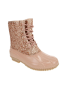 Sugar Women's Skylar Glitter Duck Boots Women's Shoes In Pink