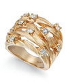 EFFY COLLECTION D'ORO BY EFFY DIAMOND WOVEN RING (1 CT. T.W.) IN 14K WHITE, YELLOW, OR ROSE GOLD