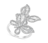 EFFY COLLECTION EFFY DIAMOND BUTTERFLY STATEMENT RING (1-3/8 CT. T.W.) IN 14K WHITE GOLD