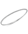 Effy Collection Effy Diamond Skinny Bangle Bracelet (3/4 Ct. T.w.) In 14k White Gold In Gold
