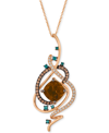 Le Vian Exotics Crazy Collection Pomegranate Garnet (4-1/2 Ct. T.w.) & Diamond (3/4 Ct. T.w.) 18" Pendant Ne