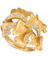 LE VIAN NUDE DIAMOND SCULPTURED FLOWER STATEMENT RING (1/2 CT. T.W.) IN 14K GOLD