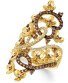 Le Vian Crazy Collection Diamond Fancy Scroll Floral Ring (1-1/6 Ct. T.w.) In 14k Rose, Yellow Or White Gold In Gold