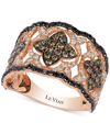 Le Vian Diamond Vintage-inspired Ring In 14k Rose Gold (1-1/3 Ct. T.w.) In Gold