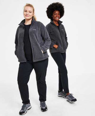 Columbia Women's Benton Springs Fleece Jacket, Xs-3x In Gray