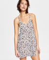 MIKEN JUNIORS' ANIMAL-PRINT COVER-UP DRESS, CREATED FOR MACY'S WOMEN'S SWIMSUIT